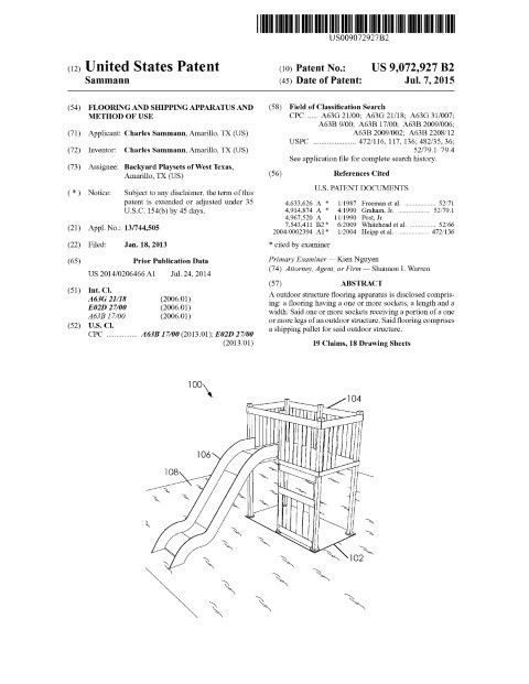 Flooring and Shipping Apparatus and Method of Use