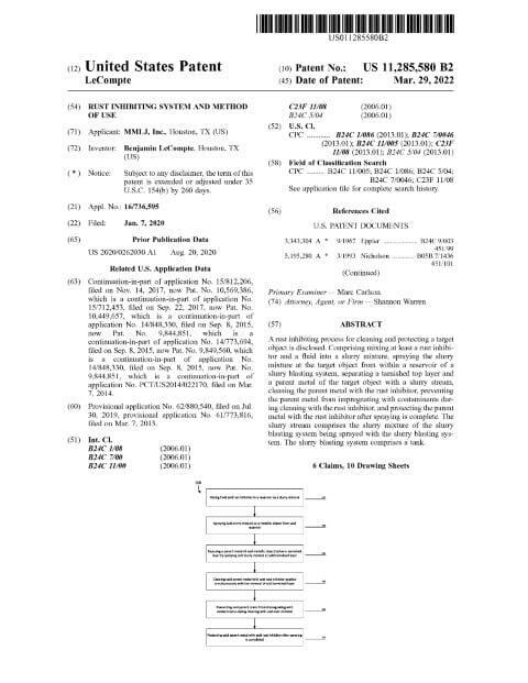 Rust Inhibiting System and Method of Use