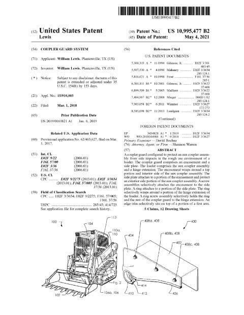 Patent Cover
